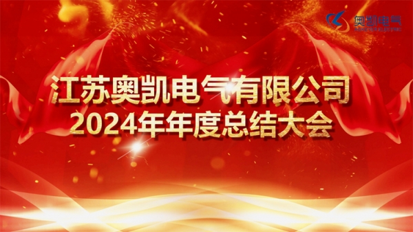 2024年江苏奥凯电气员工年度总结大会